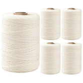 PerkDecor bulk cotton twine 600ft roll for cooking, wrapping, and crafts.