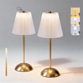 PetiitLyt cordless table lamp shade closeup showing soft ambient glow