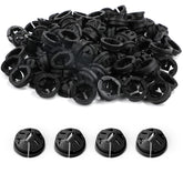 PEUTIER 200pcs push-in cable connectors in black packaging for quick, efficient wiring.