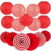 Peywot 15-piece red party décor kit ready for quick setup and photo-worthy celebrations
