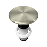 Pfister 972-098J push & seal stopper in brushed nickel for a tight seal and easy installation.