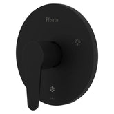 Pfister R89040B Pfirst Modern matte black valve trim for contemporary baths.