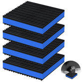 Phepetroll anti vibration pad washer top view reduces movement and noise.