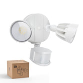 Philips 44W LED security light with two adjustable heads for wide coverage.
