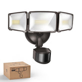 Philips 72W LED security light front view with wide coverage for driveways