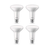 Philips BR30 soft white flood bulb for recessed cans provides even, comforting light.
