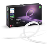 Philips Hue Outdoor Lightstrip 16ft wall-mount delivers vibrant exterior lighting.