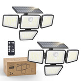 Philips Solar Security Light with 196 LED wide beam for broad outdoor coverage.