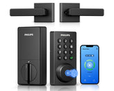 Philips WiFi keypad door lock with handle for secure, convenient entry