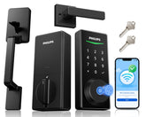 Philips WiFi smart lock with front door handle set enables keyless entry