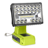 Philophca 18V light compatible with Ryobi batteries for versatile power