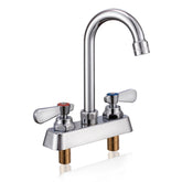 Phivan utility sink faucet with 4-inch deck mount, ideal for durable kitchen tasks.