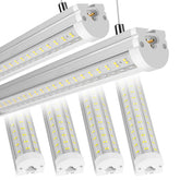 Phiwicsh 8ft U-Shape LED light front view delivers broad garage illumination