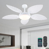 PHORUS 52-inch palm leaf ceiling fan blades showcasing tropical design and airflow