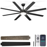 Phylluz 72-inch ceiling fan with remote control for effortless airflow.