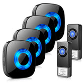 PHYSEN doorbell transmitter for wall mounting and reliable notifications
