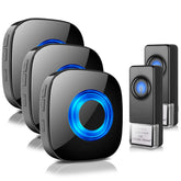 PHYSEN doorbell transmitter mounted on wall for reliable classroom alerts.