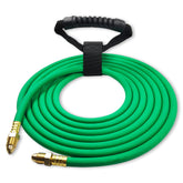 Pidnsrozo 15ft argon hose connected to regulator for TIG welding.