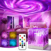 PIKOY Galaxy Projector bedroom 360-degree illumination for immersive ceiling stars