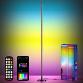 PILENTO RGB LED Corner Lamp lighting setup for versatile room accents.