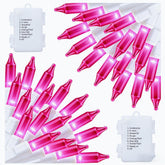 PIONJOY pink LED lights two-pack on 17.4 ft strands create a romantic ambience