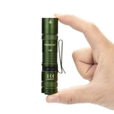 PIOOCAN rechargeable flashlight 1200 lumens beam for outdoor visibility.