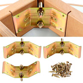 Pisman table leg brackets with screws offer sturdy dining table support