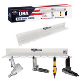 Pit Posse PP3118 air tool rack front view shows tidy, high-access storage.