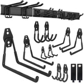 PIYILO garden tool organizer 48in with sturdy steel frame for clutter-free walls.