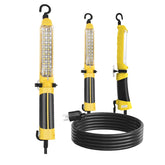 Plaivexko LED trouble light front view provides compact, hands-free illumination in tight spaces.