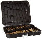 PLATINUMEDGE metric 230-piece drill set for versatile wood, metal, and plastic projects