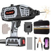 PLOWIC portable welding machine front view highlighting compact design for DIY projects