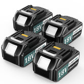 ployroum 6.0ah battery 4-pack packaging for Makita tools