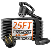 Plugsaf 30A dryer cord outdoors for reliable power in outdoor spaces