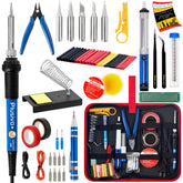 Plusivo soldering iron kit setup for clean joints and organization