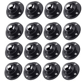 PlusRoc 16-pack 1-inch caster wheels in side view for easy furniture movement.