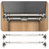 PMMJ undermount sink bracket main assembly providing sturdy support for heavy sinks