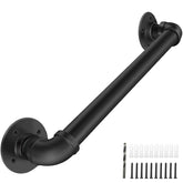 PNBO wall handrail 2ft showing sturdy galvanized pipe for secure indoor stairs