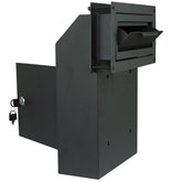 POCHAR locking door drop box front view showing secure steel construction