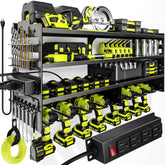 POKIPO large power tool organizer wall mount for easy, accessible storage.