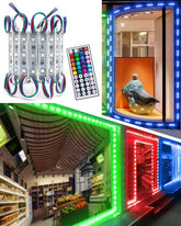 Pomelotree LED storefront lights brighten signage for clearer storefront visibility.