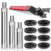 Pomsare angle grinder attachments kit main view for versatile upgrades.