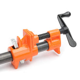 PONY 50 pipe clamp fixture mounted on 3/4-inch pipe for stable clamping