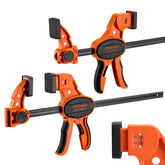 PONY Jorgensen 12-inch bar clamp with load indicator for precise control.
