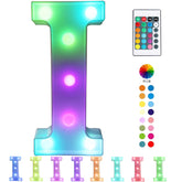 Pooqla colorful LED marquee letter signs illuminate spaces with vibrant color.
