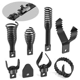 POPULO 8-piece drain snake spade cutter for initiating drain flow with precision