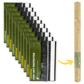 Postsaver Pro-Wrap square post cover shields against moisture to prevent decay
