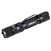 PowerTac E9R G4 flashlight close-up, compact EDC reliability