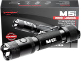 PowerTac M5-G3 high-lumens beam for outdoor visibility in dim environments