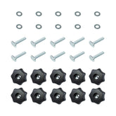 POWERTEC 71481 seven-star knob for universal t-track securement
